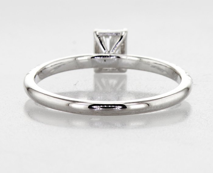 Forlovelsesring - 14 karat Hvidguld -  0.60ct. tw. Diamant (Natur) - Diamant - r97