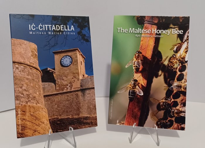 Malta. 2 Euro 2024 "Honey Bee" + "Cittadella" (2 monete)  (Ingen mindstepris)