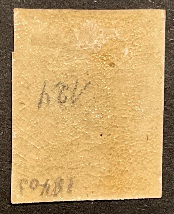 Belgien 1866/1867 - Lille Løve - 1c Grey UNTOOTH - Brede marginer - OBP 22