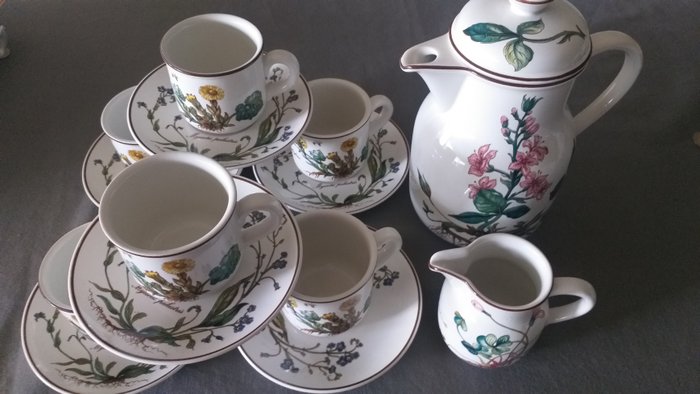 VilleroyBoch - Botanica - Kaffesæt til 6 (14) - Porcelæn