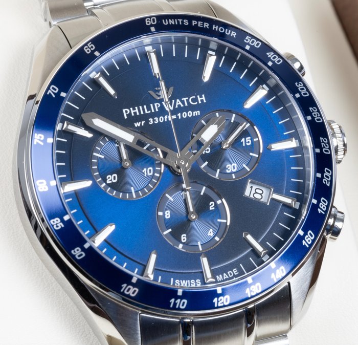 Philip Watch - Blaze Sport- Swiss Made - Chronograph  date - 42 mm - Mænd - 2020+