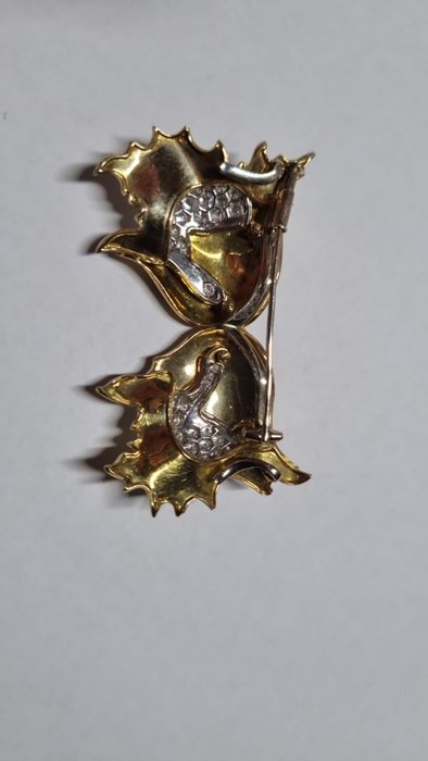 Broche - 18 kraat Gulguld