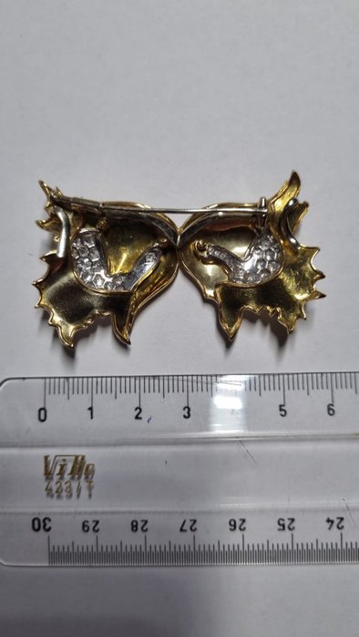 Broche - 18 kraat Gulguld