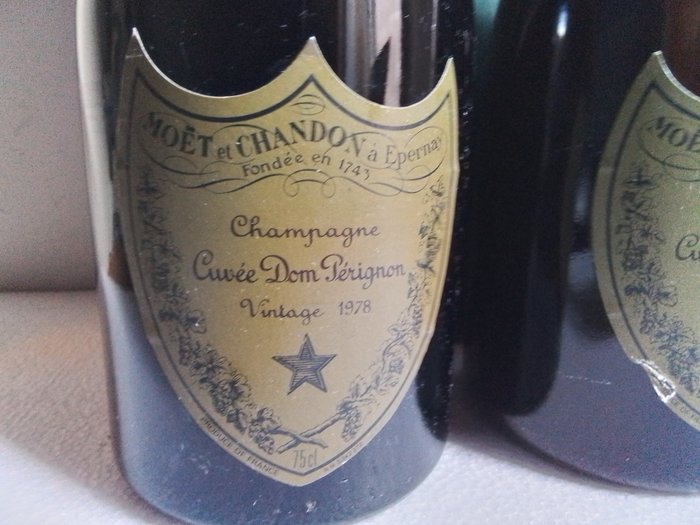 1978 Dom Pérignon - Champagne Brut - 2 Flasker (0,75 L)