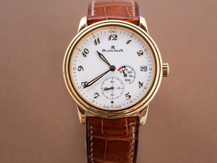 Blancpain - Villeret Ultra-Slim Power Reserve 100 Hours 18k Yellow Gold - Mænd - 2011-nu