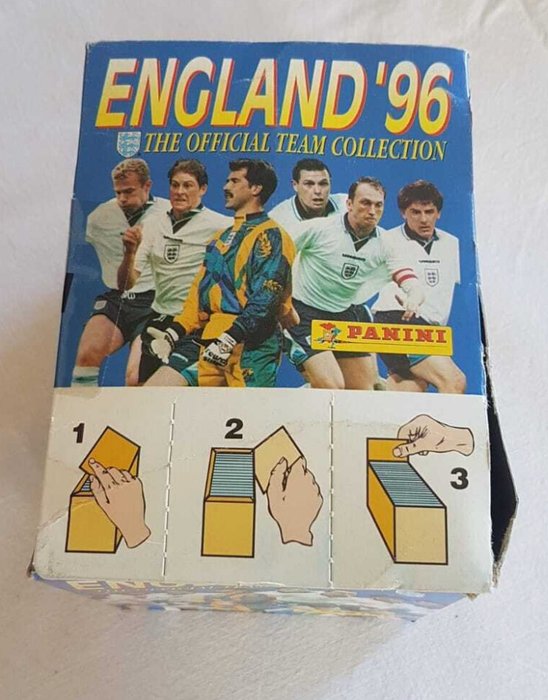 Panini - England '96 The Official Team Collection - 1 Sealed box