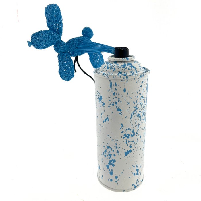 WhyCreationz (XX-XXI) - Banksy Balloon Girl x Balloon Dog (blue) 1/1