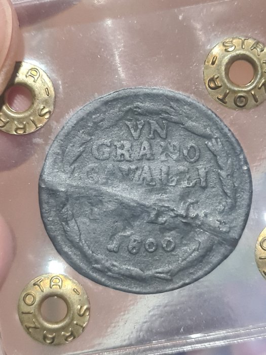 Italien, Kongeriget Napoli. Grano da 12 Cavalli / Piastra 1800/1798 (2 monete)