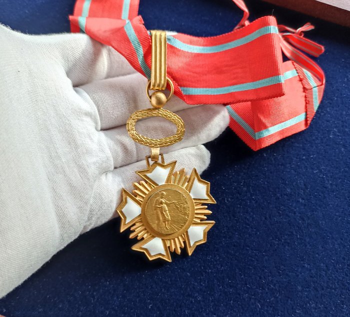 Frankrig - Belønning - Order of Merit for Education and Upbringing  Commander Cross