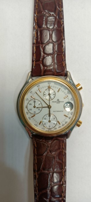 Baume  Mercier - Baumatic 6103 oro 18k e acciaio - 6103 - Mænd - 1980-1989