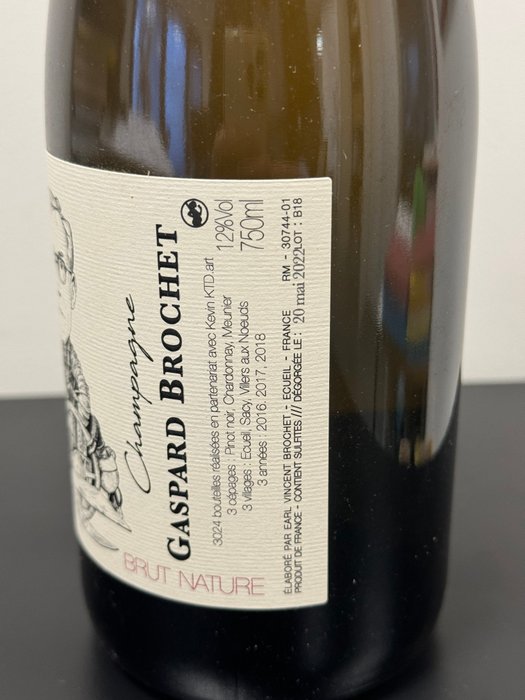 Gaspard Brochet, 333.b - Champagne - 1 Flaske (0,75L)