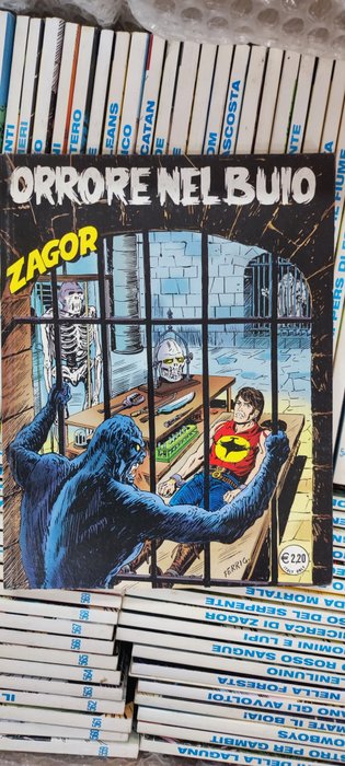 Zagor 501/600 - Sequenza completa meno i numeri (552/53/54/82/92) - 100 Comic - Første udgave