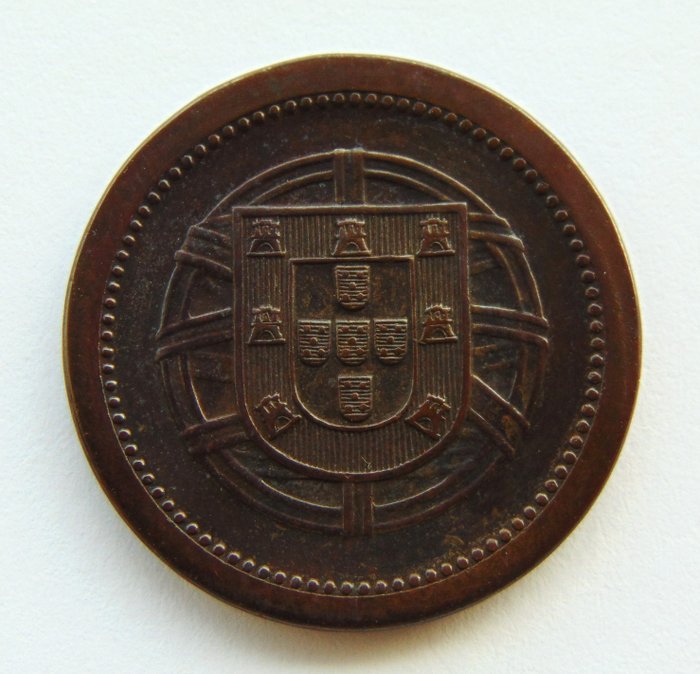 Portugal Republic 5 Centavos 1922 - Rara