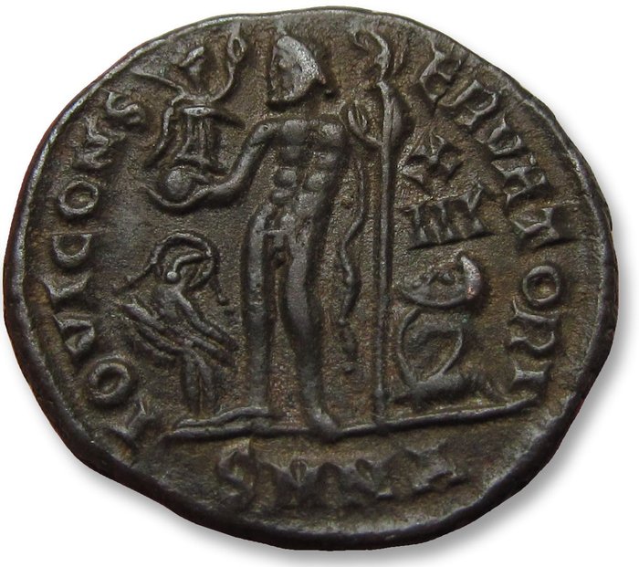 Romarriket Licinius I (AD 308-324) Follis Nicomedia mint 1st officina circa 321-324 AD - mintmark SMNA -