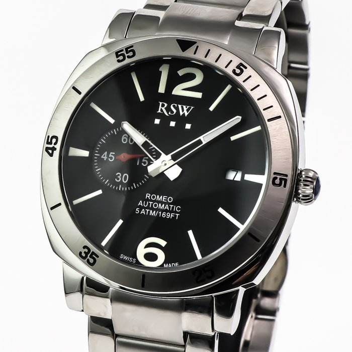 RSW - Automatic Swiss Watch - RSWA154-SS-3 - Ingen mindstepris - Mænd - 2011-nu