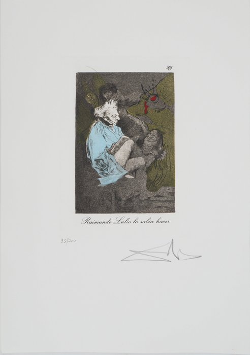 Salvador Dali (1904-1989) - Caprices de Goya : Désir