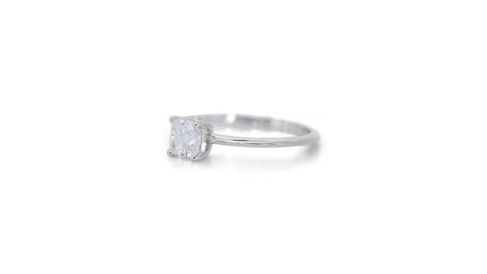 Ring - 18 kraat Hvidguld -  1.00ct. tw. Diamant (Natur)