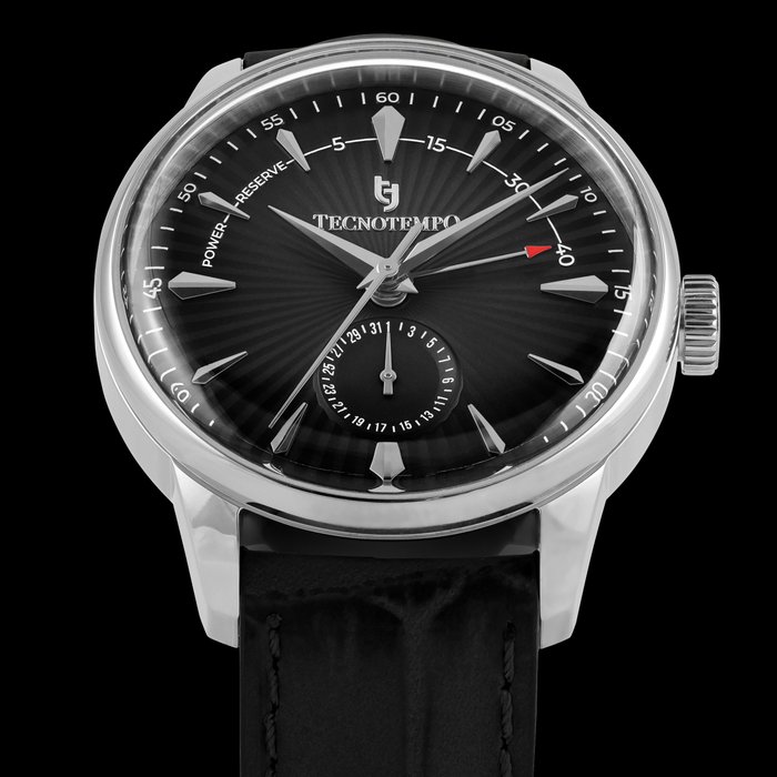 Tecnotempo - Power Reserve - Limited Edition - Black Dial - Ingen mindstepris - TT.50.PWB - Mænd - 2011-nu