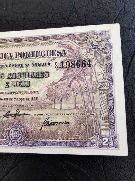 Angola. - 2½ Angolares 1942 - Pick 69  (Ingen mindstepris)