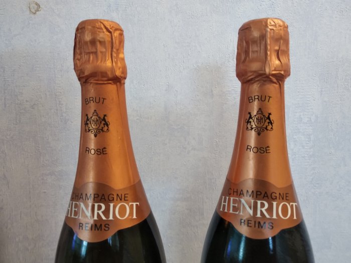 1983 Henriot, Souverain - Champagne Brut, Rosé - 2 Flasker (0,75 L)