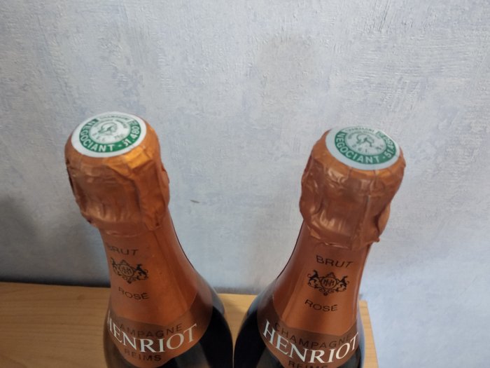 1983 Henriot, Souverain - Champagne Brut, Rosé - 2 Flasker (0,75 L)