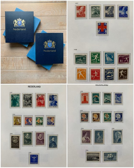 Holland 1852/1984 - I to Davo Cristal-albums med kassetter