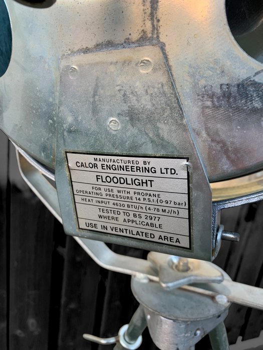 Tilley calor engineering Ltd  Floodlight royal airforce - Gulvlampe - Kalor - Metal