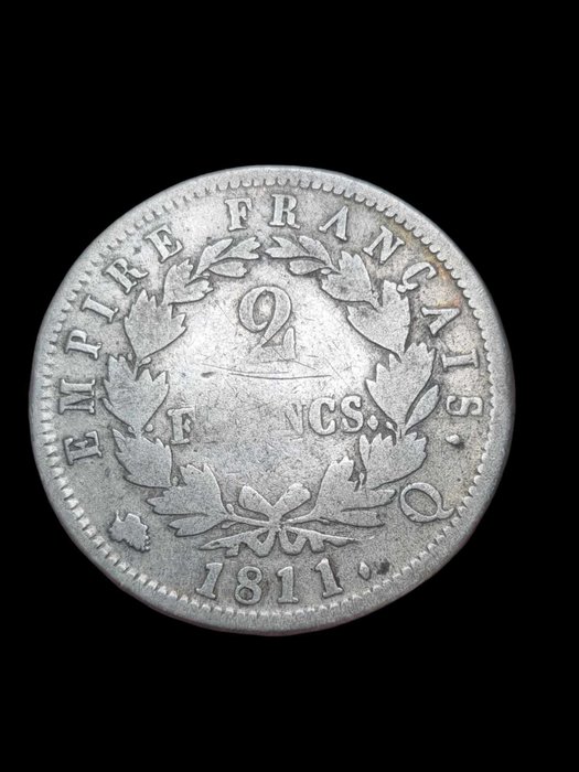 Frankrig Napoleone I - Imperatore (1804-1814) 2 Francs 1811 Q  Perpignan  (Ingen mindstepris)