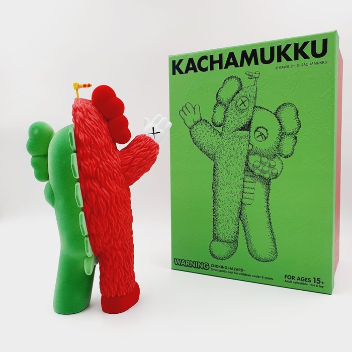 Kaws (1974) - Kaws x Kachamukku Red  Green Edition 2021