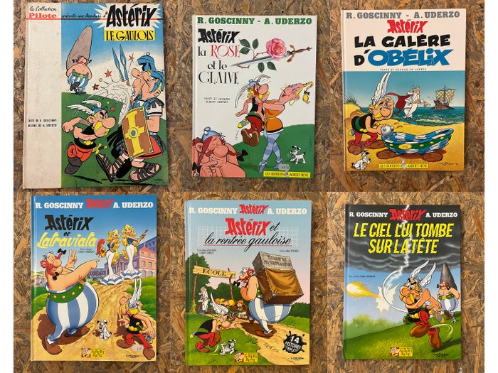 Asterix - 6x C - EO/Ré - 6 Album - 1965/2005