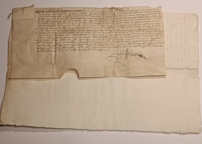 Notaire de Beaune - Acte de propriété - Puligny-Bourgogne - 1427