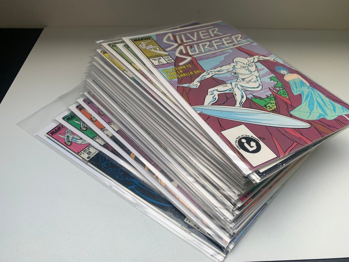 The Silver Surfer #2-28 - 27 Comic collection - Første udgave - 1987/1989