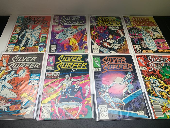 The Silver Surfer #2-28 - 27 Comic collection - Første udgave - 1987/1989