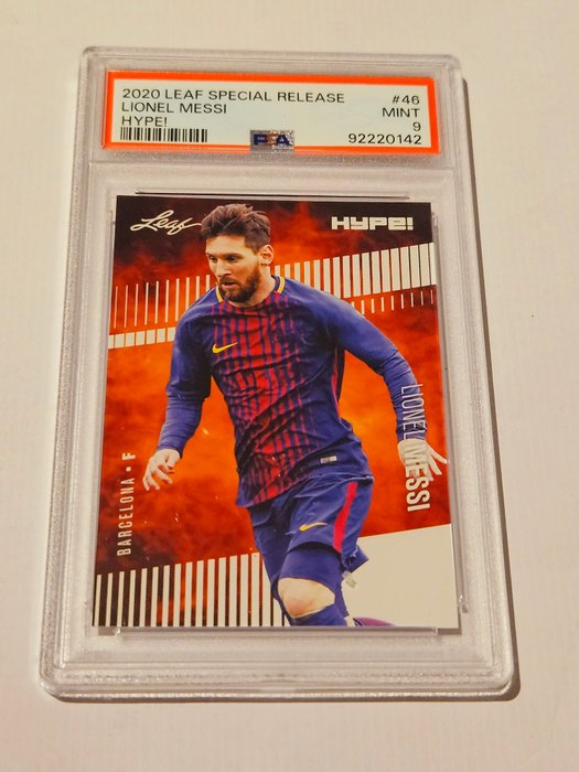 2020 Leaf Special Release Hype! Lionel Messi #46 PSA 9 - 1 Graded card