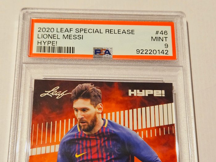 2020 Leaf Special Release Hype! Lionel Messi #46 PSA 9 - 1 Graded card