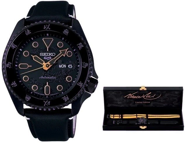 Seiko 5 Sports 55th Anniversary - Limited Edition 15000 PZ - Bruce Lee Limited Edition - Mænd - 2022