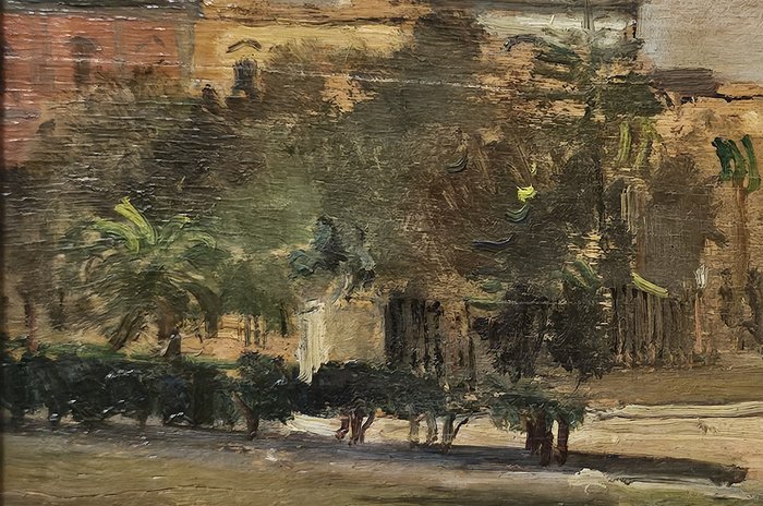 Mario Vittorio (1908-1975) - Scorcio di Napoli