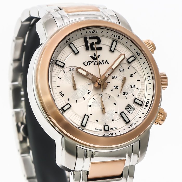 Optima - Swiss Chronograph - OSC399-SR-1 - Ingen mindstepris - Mænd - 2011-nu