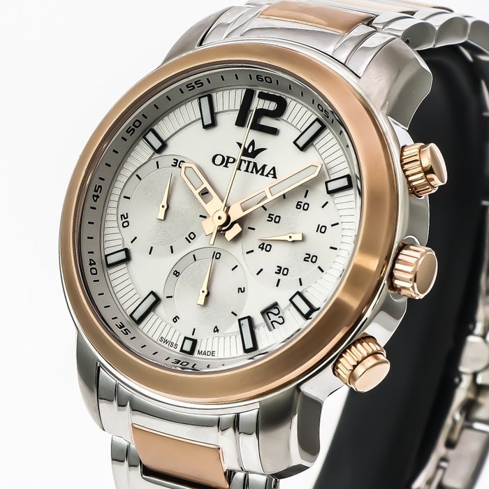 Optima - Swiss Chronograph - OSC399-SR-1 - Ingen mindstepris - Mænd - 2011-nu