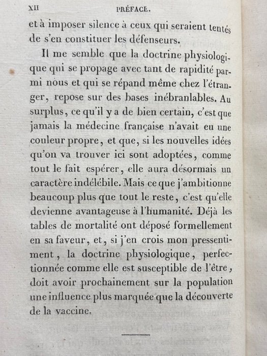 François-Joseh-Victor ‎Broussais - Examen des doctrines médicales et des systèmes de nosologie - 1821