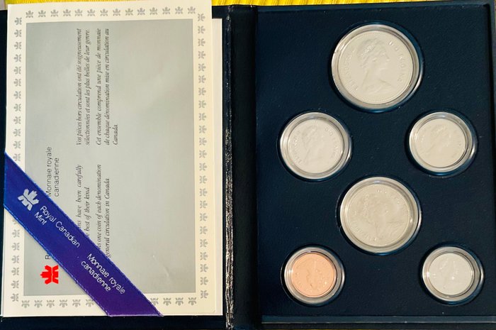 Canada Elizabeth II A Lot of 51x Royal Canadian Mint Proof and Specimen Coins and Sets including a 1911 Silver Dollar  (Ingen mindstepris)