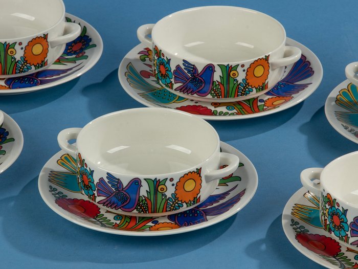 Villeroy  Boch - Sæt suppeskåle (6) - Acapulco - Porcelæn