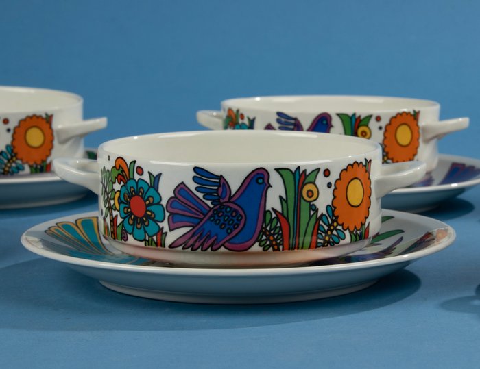 Villeroy  Boch - Sæt suppeskåle (6) - Acapulco - Porcelæn