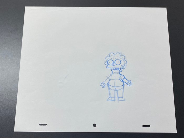 The Simpsons - 1 Original animationstegning af Lisa Simpson