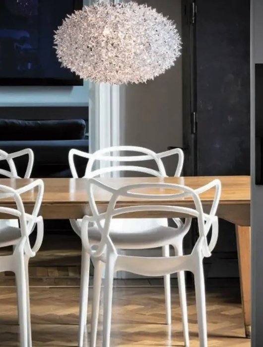 Kartell - Ferruccio Laviani - Hængende lampe - Bloom S1 - Krystal - Polycarbonat