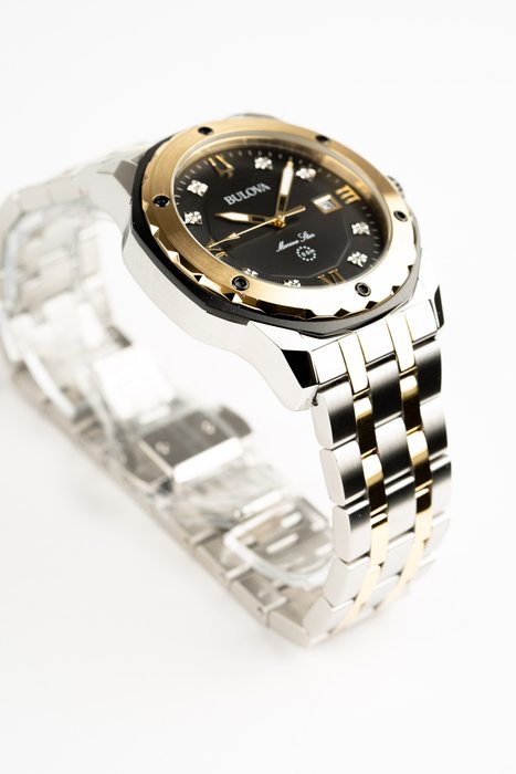 Bulova - Marine Star Two-Tone Watch "NO RESERVE PRICE" - Ingen mindstepris - 98D175 - Mænd - 2011-nu