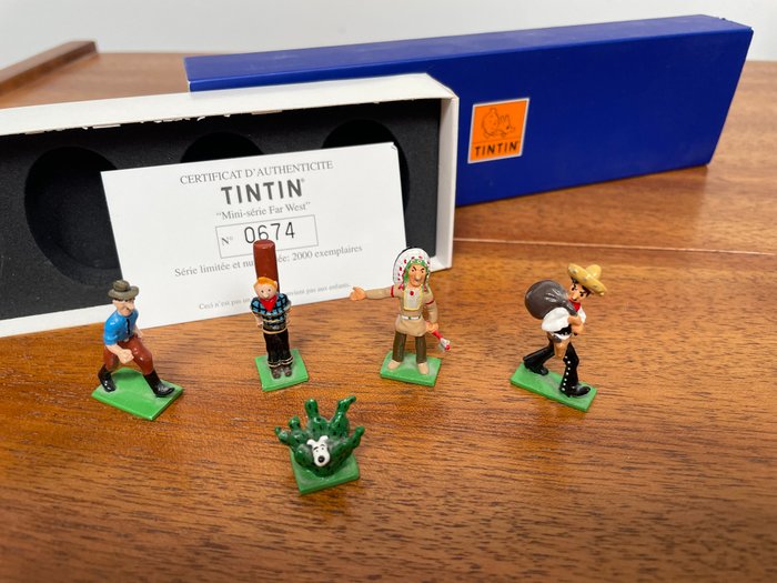 Tintin - 46947 - Mini-série Far West Figurine - Pixi Paris - 2003