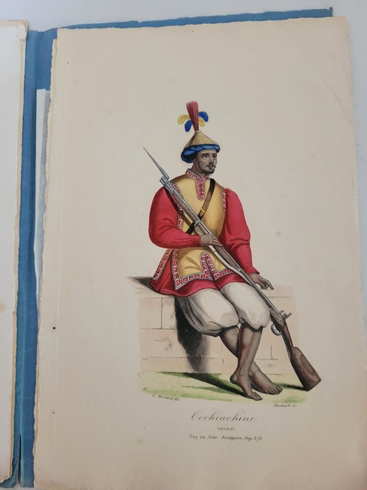 Ferdinand Wachsmuth et Léopold Massard - Collection de portraits de costumes et histoire de France - 1836