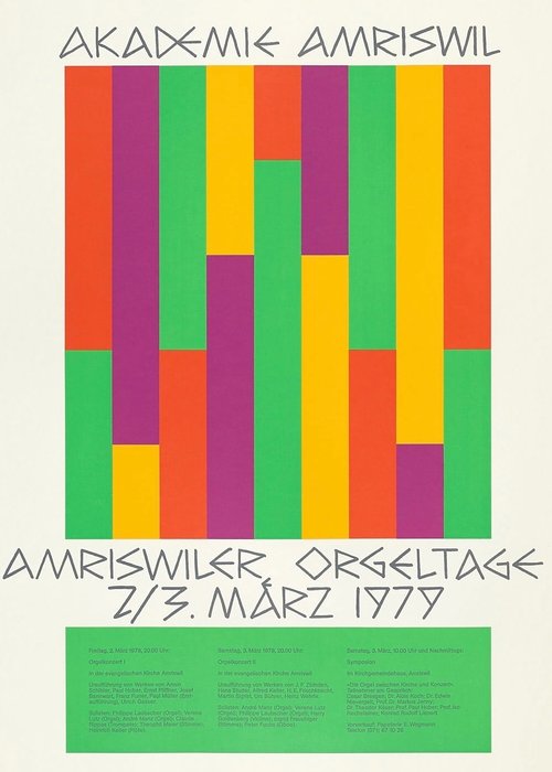 Max Bill (after) - Amriswiler Orgeltage