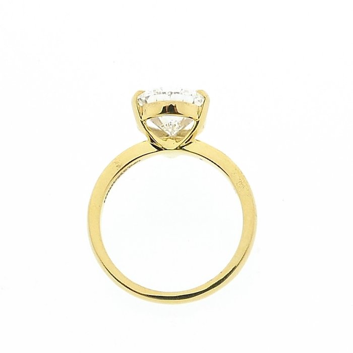 Ring - 18 kraat Gulguld -  4.27ct. tw. Diamant (Laboratoriedyrket)